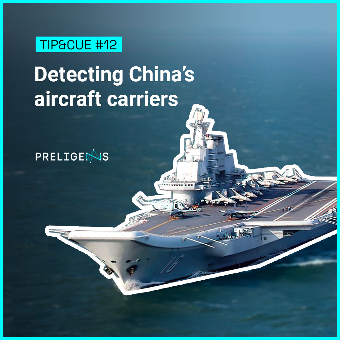 Détecter les porte-avions de la marine chinoise