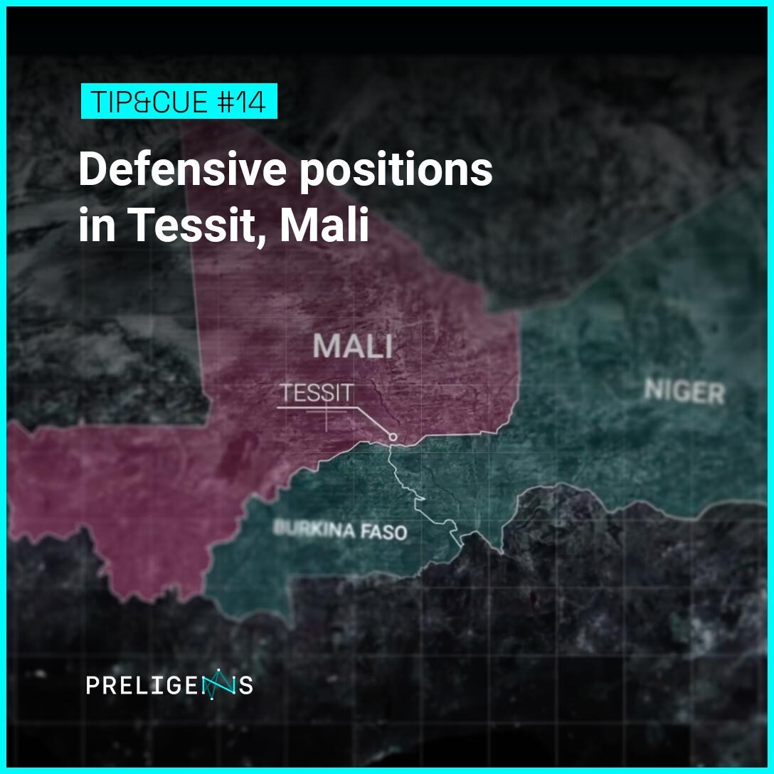 Defensive positions in Tessit, Mali